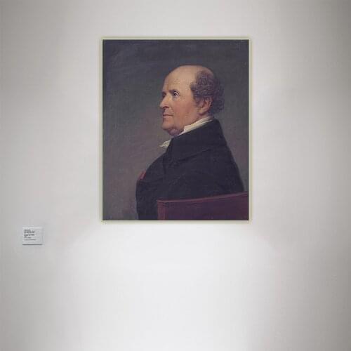 Citon Francois Gerard《Antoine Dubois》Canvas Art Oil Painting Artwork Poster Picture Wall Background Decor Home Decoration