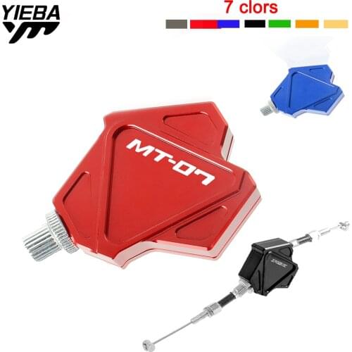 For Yamaha MT-07 MT07 MT 07 2000-2019 Motorcycle Accessories CNC Aluminum Stunt Clutch Lever Easy Pull Cable System Motocross
