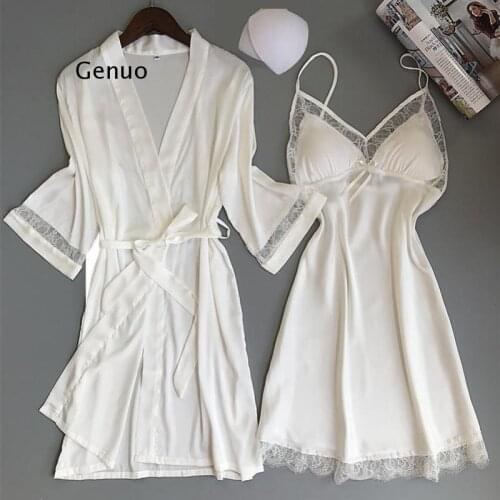 Женские домашние халаты Genuo China At AliExpress