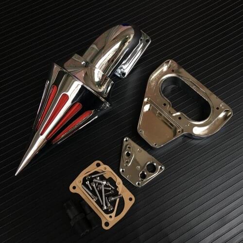 Chrome New Intake Spike Air Cleaner Kits For 2002-2009 Honda Vtx 1800 R S C N F Chrome VTX 1800 2003 2004 2005 2006 2007 2008