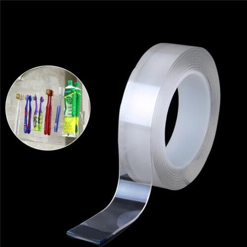 Tape Bathroom Gap Sink Kitchen Sticky WaterProof Adhesive Bath Crevice Sealing Strip Transparent Nano Self sticker tape Home