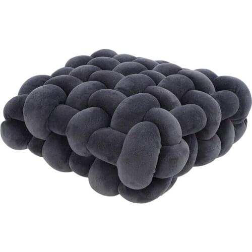 Summer Square Sofa Cushion Soft Cute Pillow Nordic Home Solid Color Plush Seat Pillow Sofa Waist Lumbar Pillow