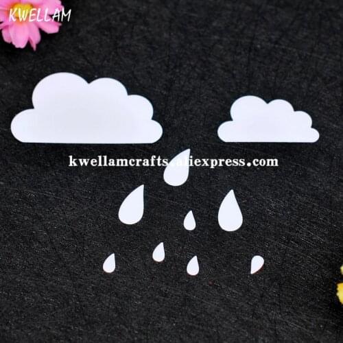 Cloud Raindrop Metal Die cutting Dies For DIY Scrapbooking Photo Album Decorative Embossing Folder 7062239