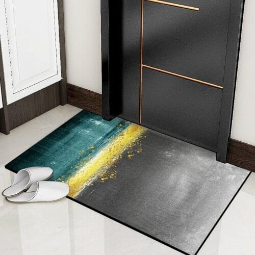 High Foam Leather Floor Mat Doorway Entrance Household Carpet Doormat Entrance Door Entrance Door Floor Mat Non-Slip Floor Mat