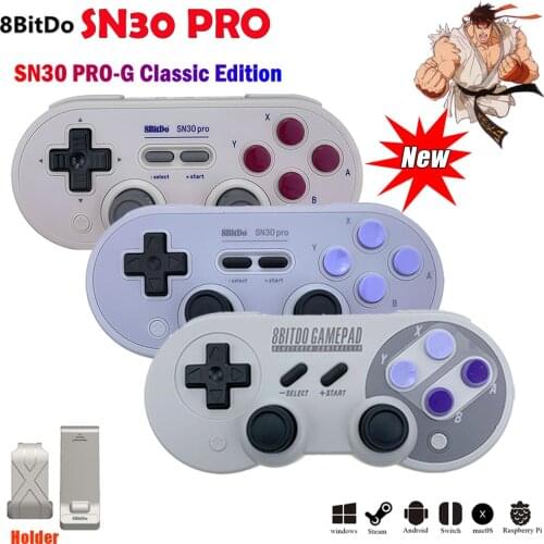 2021 New Wireless Bluetooth Controller 8Bitdo SN30 Pro GB SN Remote Gamepad For Nintend Switch For NS iOS/Android PC Joysrtic