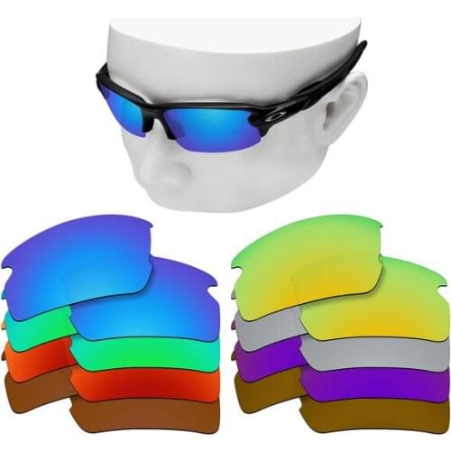 OOWLIT Polarized Replacement Lenses for-Oakley Flak 2.0 OO9295 Sunglasses