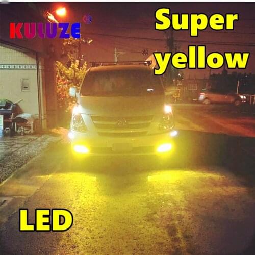 12V Car Headlight H27 LEDH11 H8 H9 H16(JP) HB3 HB4 HIR2 H10 H7 Fog Light 3000K Yellow 24V Truck Bulbs Fog Lights