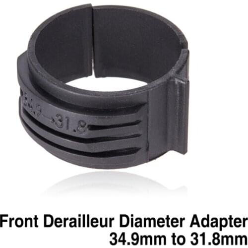 ZTTO Bicycle Front Derailleur Diameter Adapter ring 34.9mm to 31.8mm Clamp for Chromium molybdenum Steel frame road bike MTB