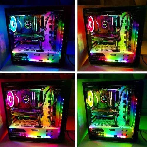 LED Strip Digital Light RGB 5V Addressable WS2812B WS2812 Strip PC Case Motherboard 3 Pin Header For ASUS Aura SYNC,MSI Mystic