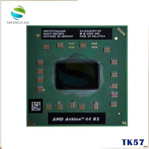 AMD Athlon 64 X2 TK57 TK 57 TK-57 - AMDTK57HAX4DM Laptop processor CPU Socket S1