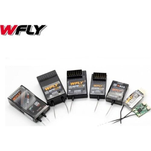 WFly RD201W WFR04S WFR06S WFR07S WFR09S RF207S RF201S 4/6/7/9CH Rc Receiver 2.4G Signal for RC Transmitter