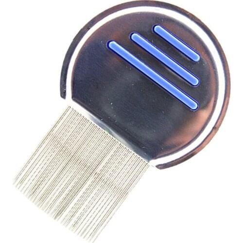 1PC Stainless Steel Terminator Lice Comb Nit Free Kids Hair Rid Headlice Super Density Teeth Remove Nits Comb Metal Teeth Remove