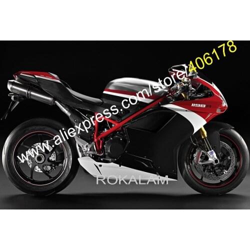 Multi-Color Fairing For Ducati 848 1098 1098 1198s 2007 2008 2009 2010 2011 Motorbike Fairing Kit (Injection Molding)