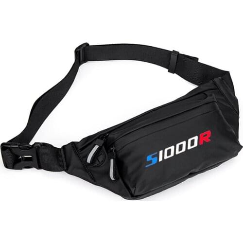 For BMW S1000R LOGO Men Waist Pack Belt Hip Bum Slant back bag Chest Bag Male Motorcycle Riding Antitheft Purse