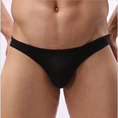 In 2021, Mens New Sexy Bikini Tight Briefs, Fashionable Seamless Silk Cotton Comfortable And Breathable Fashionable Underwear