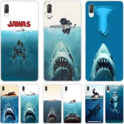 Hot Horror whale shark Hard Case For Sony Xperia L1 L2 L3 X XA XA1 XA2 Ultra E5 XZ XZ1 XZ2 Compact XZ3 M4 Aqua Z3 Z5 Premium
