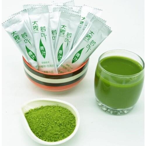 100 small bags GREEN FOODS Organic Barley edibles Grass Powder Green Magma Barley Grass Juice Natural food coloring