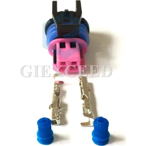 2 Sets 15449028 LS ECT 2 Pin Female Automotive Connector 15449028-1 Auto Socket For BUICK