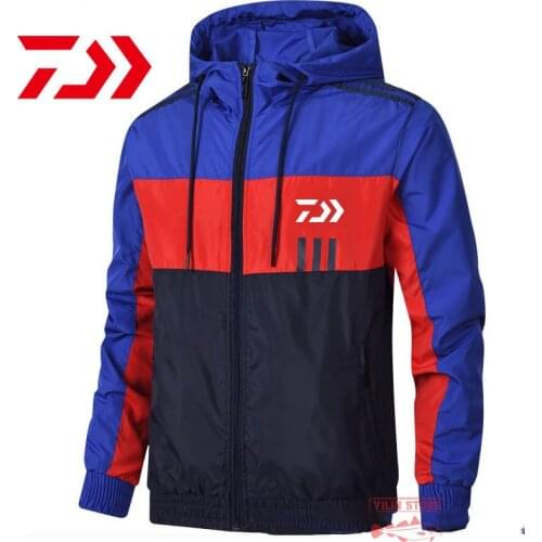 2021 Daiwa Fishing Jacket Mens Spring Autumn Thin Coat Outdoor Sport Mountaineering Fishing Windproof Jacket Fishing Clothing