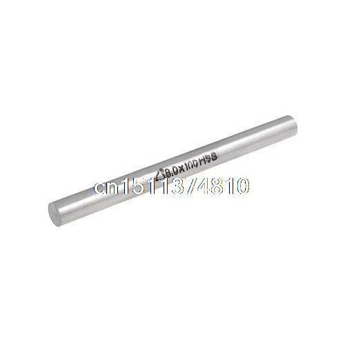 8mm x 100mm High Speed Steel HSS Lathe Turning Tool Bar Silver Tone