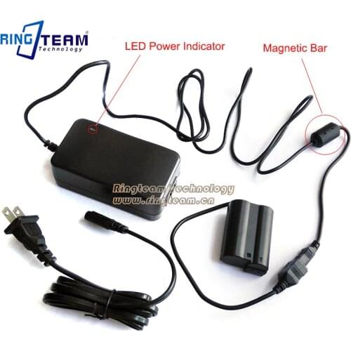 10X EH-5 EP-5B AC Adapter Kit for Nikon 1 V1 D7200 D7100 D7000 D850 D810 D810A D800 D800E D750 D610 and D600 Digital Cameras