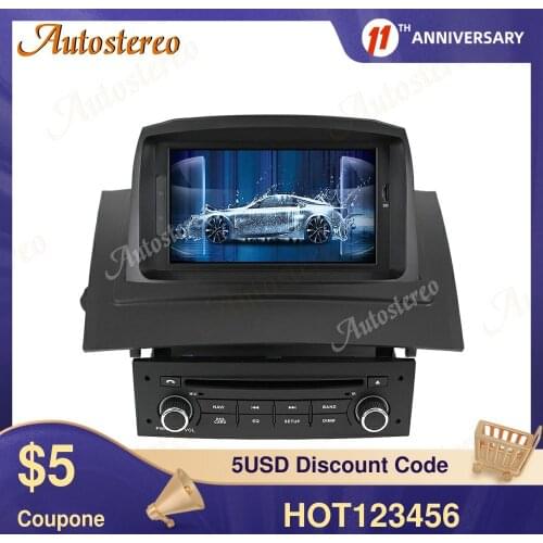 Android 10.0 4G+64G Car DVD Player GPS Navigation For Renault Megane 2 Fluence 2002-2009 Multimedia player Auto Stero Head Unit