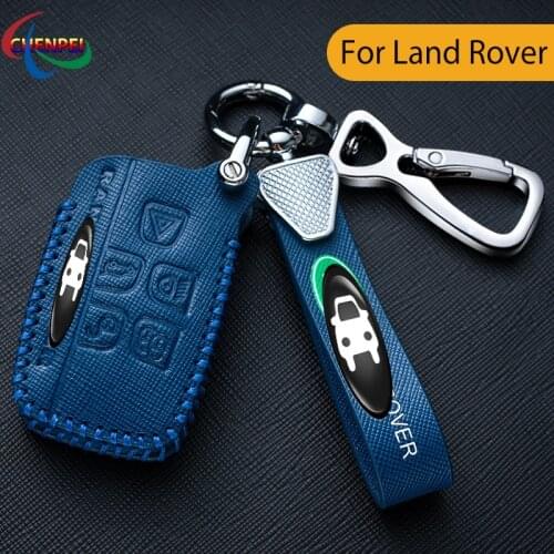 Car Key Case Cover For Land Rover Discovery Sport Discovery 4 Freelander 5 Protect Car Key Interior Decoration Accessories