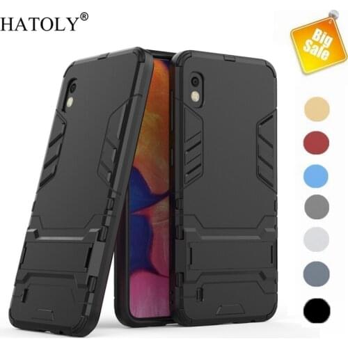 For Samsung Galaxy A10 Case for Samsung A10 Case Cover Rubber Shell Shockproof Dual Layer Armor Stand Bumper Phone Case A30 A50