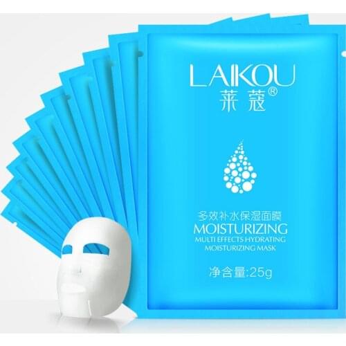 Hyaluronic Acid Facial Mask Moisturizing Hydrating Skin Care Oil Control Shrink Pore Anti Aging Wrinkle Korean Skin Care