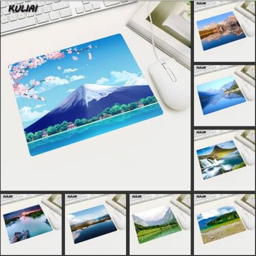 XGZ Beautiful Landscape 22x18 Mouse Pad Small Mat Home Office Laptop Game Rubber Mat Mouse Pad Desk Gaming Mousepads Cup Mats
