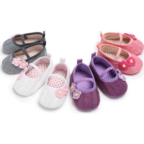 Newborn baby baby soft cotton fashion wool soft bottom girl soft shoes