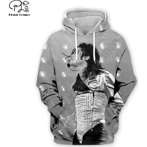 Fashion Michael Jackson hoodies 3D printed Sweatshirt Hoodie Harajuku Autumn Streetwear women foe men Casual Tracksuit