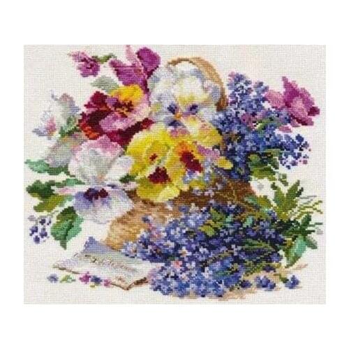 191231Home Fun Cross Stitch Kit Package Greeting Needlework Counted Kits New Style Joy Sunday Kits Embroidery