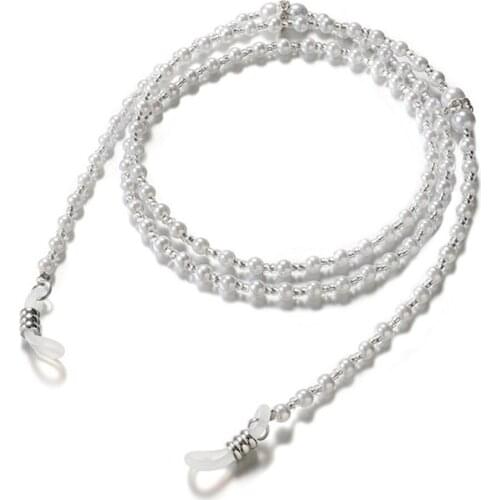 New Pearl Beaded Glasses Strap Sunglasses Chain Spectacle Rope Lanyard Holder Neck Accessories