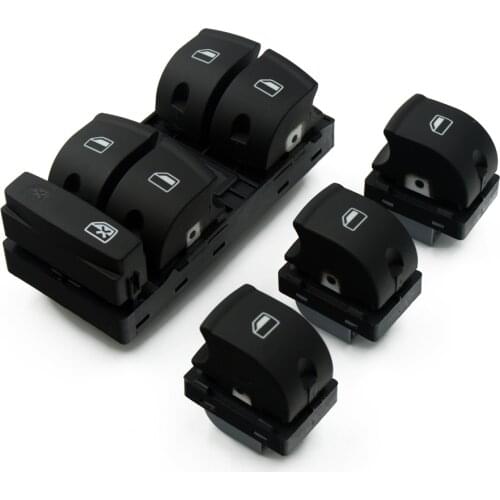 4Pcs New high quality Window Control Switch for AUDI 2005-2012 A3 A6 S6 C6 Allroad Q7 RS6 OE:4F0 959 855//4F0959851