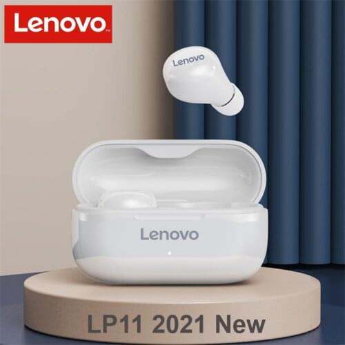 Original Lenovo LP11 Bluetooth Wireless Headphones with Mic TWS Earphone Touch Control Headsets Earbuds LP1 1 for IOS Android