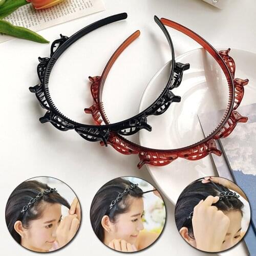 2020 Fashion Multi-layer Hollow Woven Headband Hairband Headwear Japanese Headband Hairpin For Women Hair Accessories