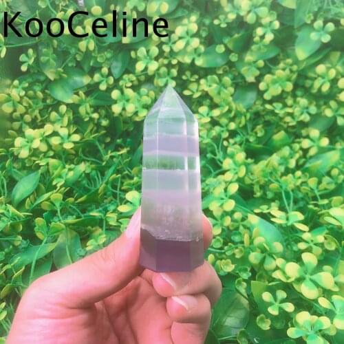 Natural Crystals Quartz Clear Fluorite Tower Point Energy Reiki Stones Room Home Office Aquarium Decoration Accessories Gemstone