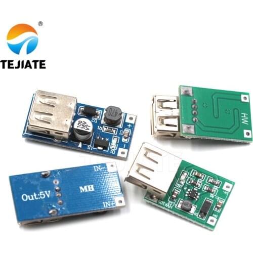 DC-DC adjustable boost voltage regulator module board 0.9V~5V boost 5V 600MA USB battery booster board diy