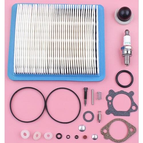 Air Filter Primer Bulb Carburetor Repair Kit For Briggs Stratton 129H00 12A800 12B800 12C700 12C800 12D800 Mower Replace Part