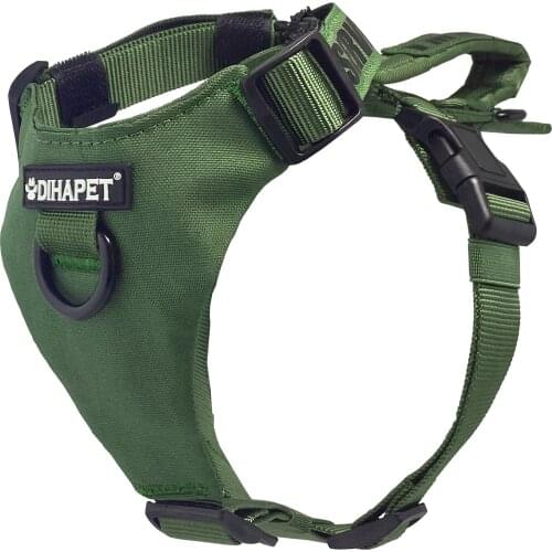 No Pull Dog Harness, No Choke Front Lead Dog Harness, Soft Padded Pet Vest with Easy Control Handle for Small to Large Dogs