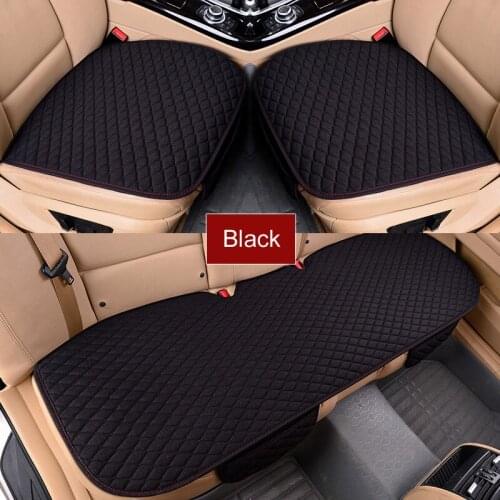 New Flax Car Seat Cover Protector Linen Front or Rear Seat Back Cushion Pad Mat for Truck Suv or Van