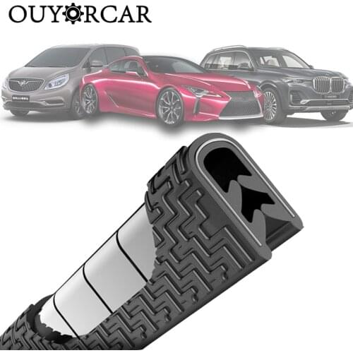 Universal Car Door Edge Scratch Protector 5M Sealing Strip Guard Trim Automobile Door Stickers Decoration Protector Accessories