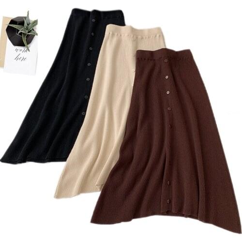 WICCON Women's Knitted Skirts