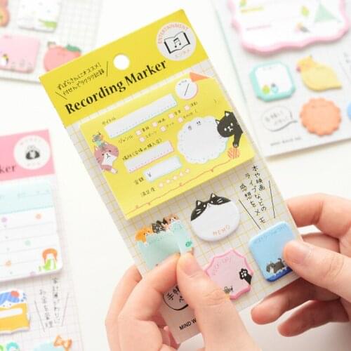 1PC Cute New Creative Cartoon Notepad Note Book Memo Pads Sticky Notes Memo Set Gift Stationery Office Stationery Supplies