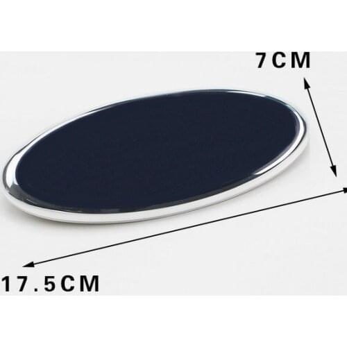 1PCS OEM 17.5 * 7CM car decoration sticker, suitable for replacing LOGO on the rear of Ford 7-inch car
