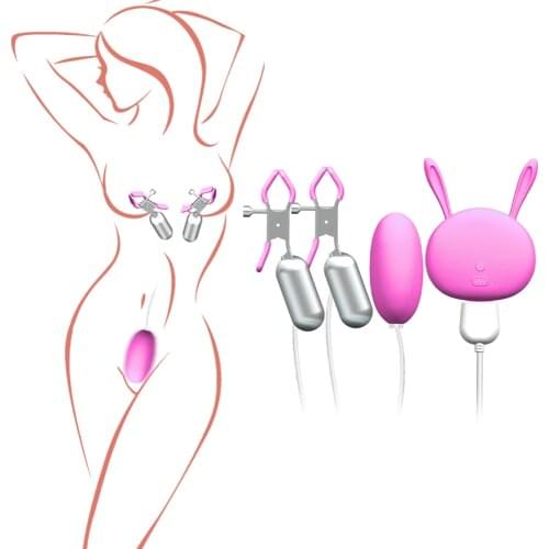 20 Speed Vibe Vibrating Nipple Clamps G spot Tongue Licking Vibrator Clitoris Stimulate Clamp Breast Massage Sex Toys for Women