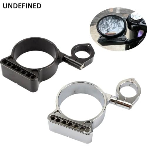 39mm Motorcycle Side Mount Speedo Relocation Bracket 16" CNC Aluminum Clamp For Harley Sportster XL883L 1993-2015 Dyna 1993-2005