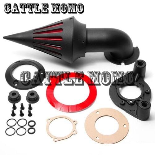 Aluminum Motorcycle Air Filter Air Cleaner Kits Intake Filter For Harley Sportster XL883 R/C/L XL1200 C/R X48 1991-2019