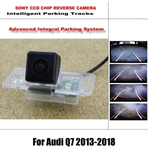 Auto Rear Camera For Audi Q7 2013-2018 HD Parking Intelligentized Dynamic Guidance CCD CAM